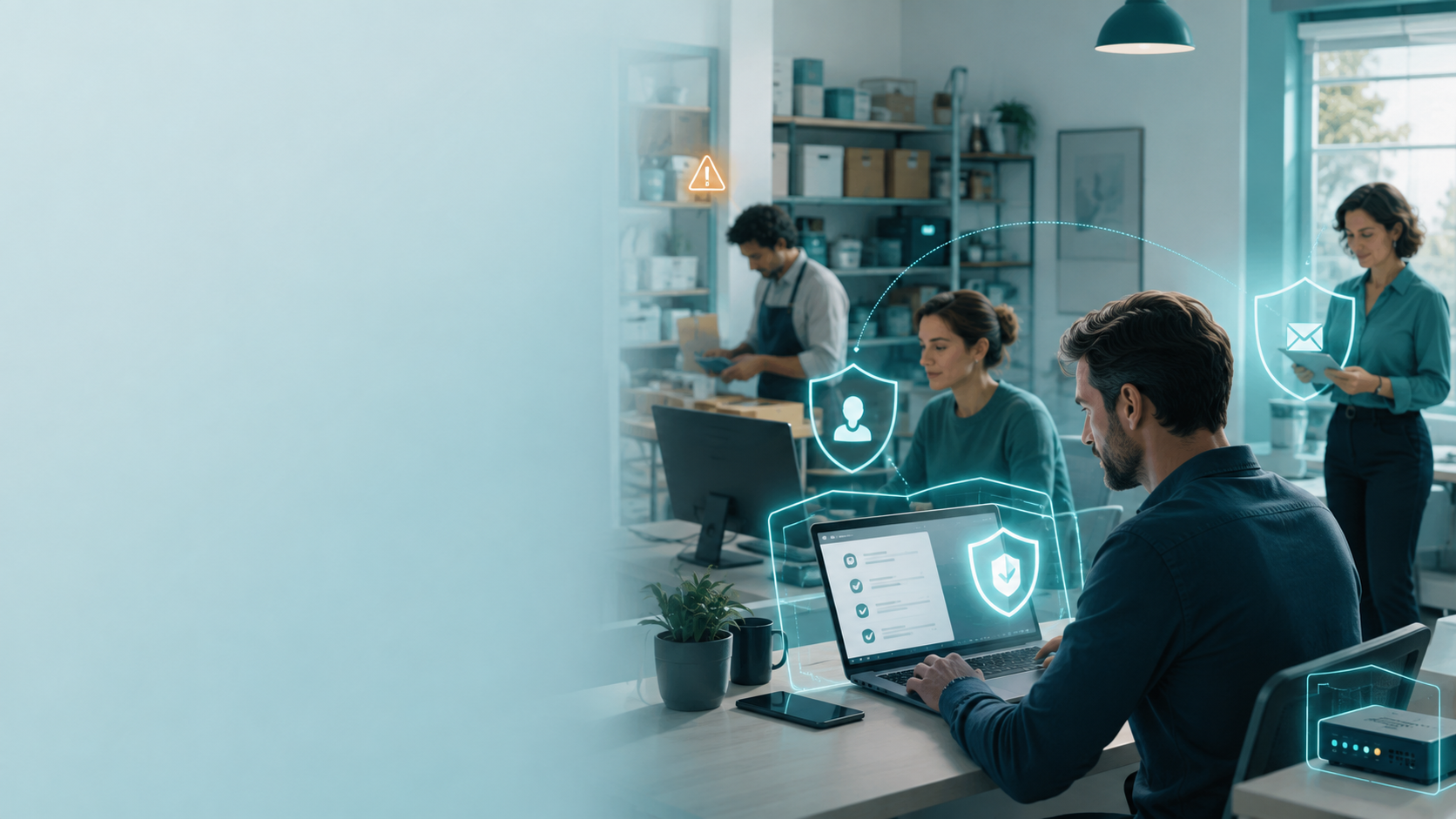 Protection des postes et des données contre les cybermenaces
